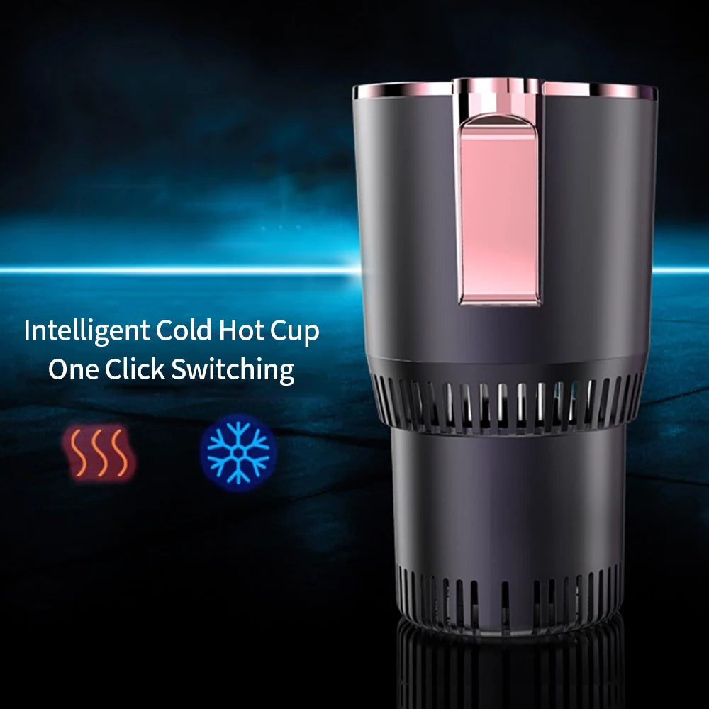 Vaso Térmico 2 en 1 para Auto - Enfría y Calienta Bebidas | Pantalla Digital 12V