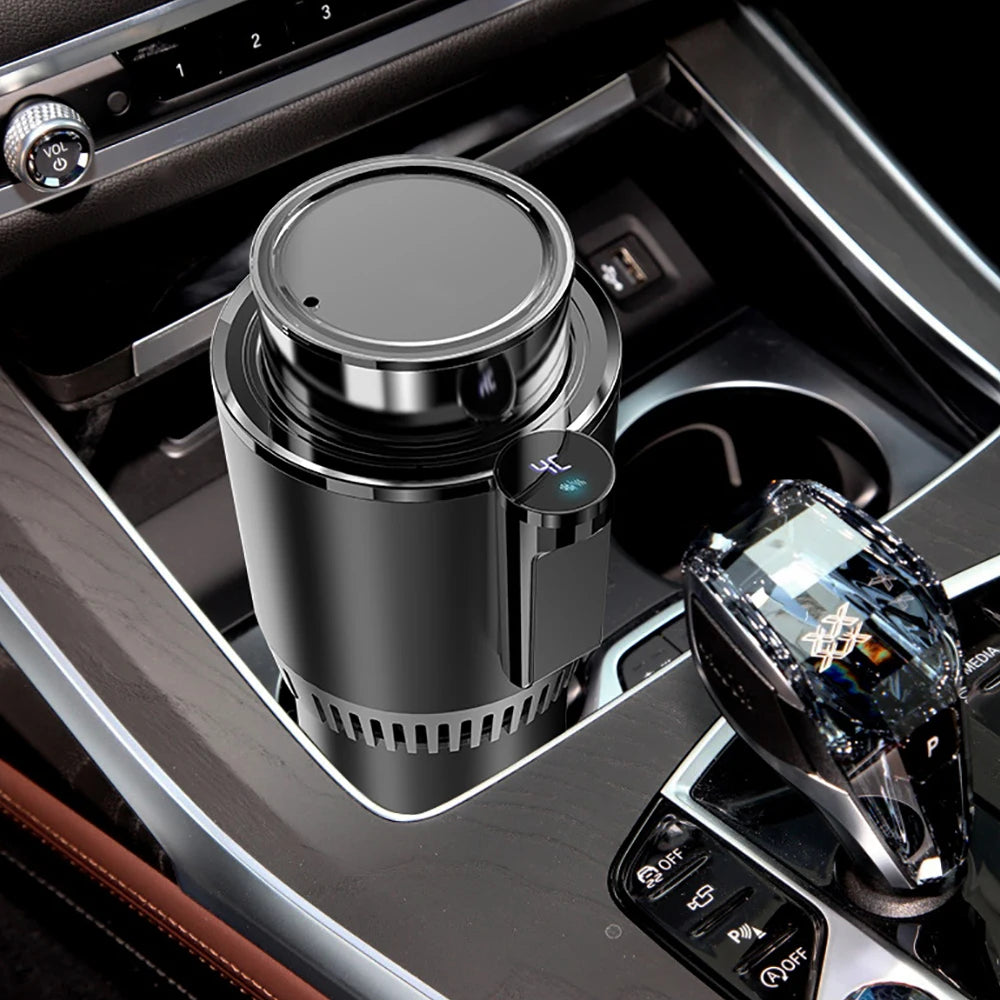 Vaso Térmico 2 en 1 para Auto - Enfría y Calienta Bebidas | Pantalla Digital 12V